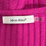 idem Ditto  Ribbed Wrap Dress Womens S Pink Belted Romantic Feminine Photo 4