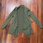 Barefoot Dreams CozyChic Ultra Lite Hi Lo Cardigan Sweater Olive Green Size S/M Photo 1