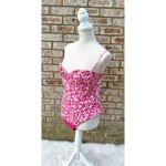 ZARA NWT  Pink Floral Corset Bodysuit Photo 4