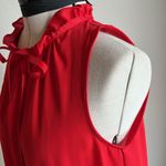 Violet+Claire Cherry Red tie neck blouse coquette girl aesthetic Photo 4