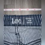 Lee NEW Mid Rise Blue & White Striped Mid Rise Stretch Shorts Womens 12 Photo 4