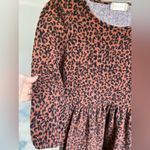 Altar’d State Leopard Print Dress Animal Wedding Warm Party Event Autumn Winter Brown Photo 3