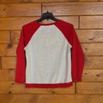 Levi's Red and White Raglan Sweatshirt XL Photo 1