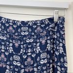 Karen Brooks Navy Boho Floral Wide Leg Pants 2 Blue Photo 3