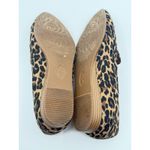 Vintage 7 Eight Tan/Black‎ Animal Print Flats & Loafers Faux Fur Pointed Toe 8.5 Tan Photo 4