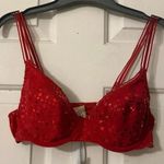 secret treasures Sexy Sequin Red‎ Padded Bra 36B Photo 0
