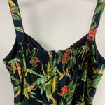 R & K Vintage  Floral Tropical Print Dress Size 12 Photo 3