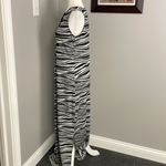 Chico's  Travelers Black and White Sleeveless Sheath Maxi Dress Bodycon Size 0/Sm Photo 3