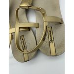 Ipanema Thong Sandals Women 9 Flip Flop Casual Travel Vacation Beach Lightweight Gold Photo 2
