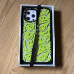 CASETiFY  Neon Green Smiley Phone Case Photo 0