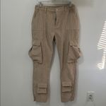 Maniere De Voir  Corduroy Cargo Pants Tan Photo 3