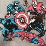 Marvel  Superhero Grey Hoodie Size Medium Photo 2
