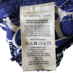 Anthropologie Beaded Scallop Drawstring Pants Womens M Navy White Coastal Boho Photo 7