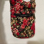 Unbranded Red & Black Floral Hobo Style Bag Handbag Boho Carpet Purse Shoulder Photo 3