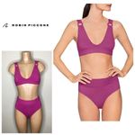 Robin Piccone New.  fuchsia high waist bikini. XS. Retails $210 Photo 1