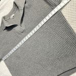 Madewell Waffle-Knit Henley Sweater Womens Plus 2X Cotton Wool Gray Long Sleeve Photo 7