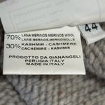 Matilde Size M Gray Cashmere Wool Cardigan Sweater Designer Italy Size M Photo 3