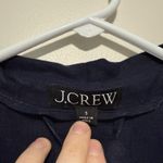 J. Crew Navy Blue Capitaine Linen Shirt Photo 6