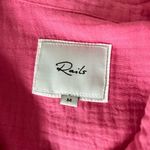 Rails  Ellis Shirt Hibiscus 100% Organic Cotton Gauze Classic Chic Size Medium Photo 2