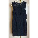 Cynthia Steffe Black Lace Sleeveless Shift Dress NWT Sz. 6 Photo 1