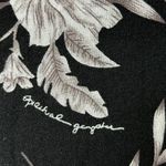 Spiritual Gangster Black Floral Tie Front Kimono Robe Swimwear Cover Up One Size Photo 4