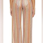 Becca Virtue Crochet Striped Pants Swim cover up, size medium, $88 Photo 2