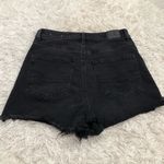 American Eagle Highest Rise 90’s Boyfriend Denim Shorts Black Size 4 Photo 1