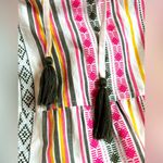 Style & Co  bohemian earthy stripped tasseled relaxed casual beachy dress NWT XL Photo 5