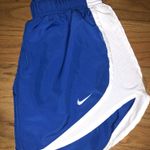 Nike White And Blue  Running Shorts Photo 0