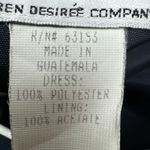 CDC Caren Desiree Company Blue "Little Black Dress" [Size 8]‎ Sleeveless, Lined Photo 2