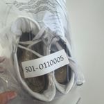 Kaanas  Sneakers Womens 7 White Brown Platform Suede Detail‎ Stripe Side Shoes Photo 9