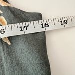 TT Mar Shift Dress Floral Scoop Neck Wide Straps Sleeveless Vintage 90s Green Size M Photo 10