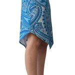Vintage Y2K Tempted Blue Paisley Handkerchief Skirt Size M Photo 1