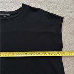 Eileen Fisher  Boxy Cap Sleeve Shift Mini Dress Black Photo 7