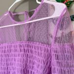 Romeo + Juliet Couture Women's Size Medium Stretch Sheer Tulle Top Blouse Photo 3