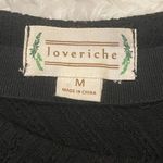 Love Riche Black sweater top shirt woman’s medium  Photo 5