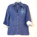 Lands End Oxford Shirt Size 8 With Hand Photo 0