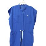 FIGS Rafaela Cargo Scrub Jumpsuit XL Royal blue Technical Collection Jogger Photo 4