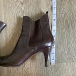 via spiga Brown Pointed Toe Heeled Ankle Booties Women’s Size 9 Photo 11