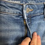 Old Navy Higher High Rise Flare Jeans 10 Raw Frayed Hem Secret Smooth Pockets Photo 3