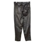 VERO MODA NWT  Bella High Rise Sexy Faux Leather Biker Black Trousers Size Small Photo 3