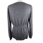 Boden Open Sweater Waterfall Cardigan Gray 10 Lightweight Photo 9