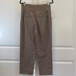 ZARA Plaid Pants - Women Size L - Brown/Tan Photo 6