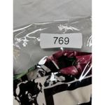 Melissa Paige Floral Print Tunic Top Womens L V-Neck Stretch Casual w/ Necklace Photo 8