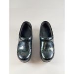 Dansko XP Pro Womens Shoes Black Patent Leather Metallic Clogs Nursing 37 US 7 Photo 1