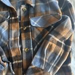 Oversized Flannel Blue Size XS Photo 5