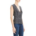 Theory New. black silk top. Photo 1