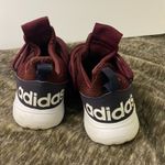 Adidas  Lite Racer Shadow Red Burgundy White Sneaker Shoes Photo 5