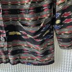 Chico's Design vintage cotton print shirt jacket, size 1 (medium/8) Photo 3