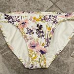 Old Navy  Tanga Neutral Floral Bikini Bottom NEW Size M Photo 2